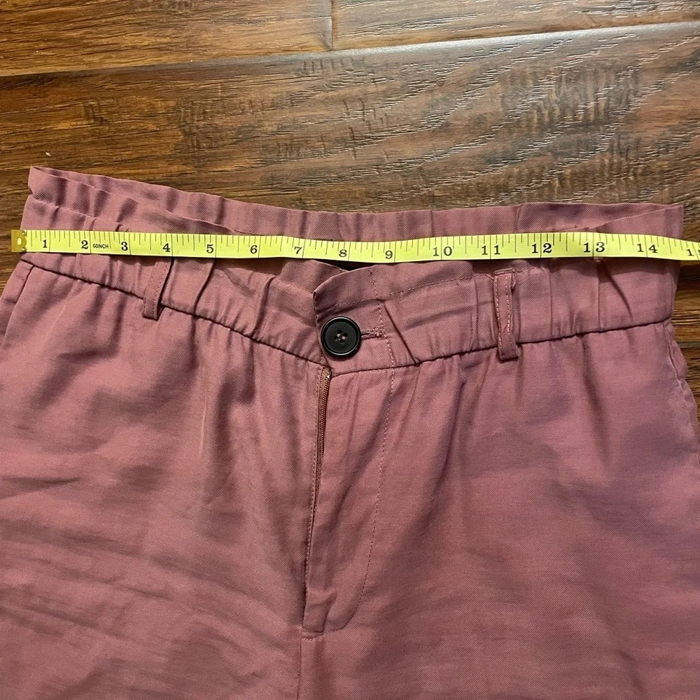 Zara Blush Pink Paper bag Pants - Picture 7 of 9